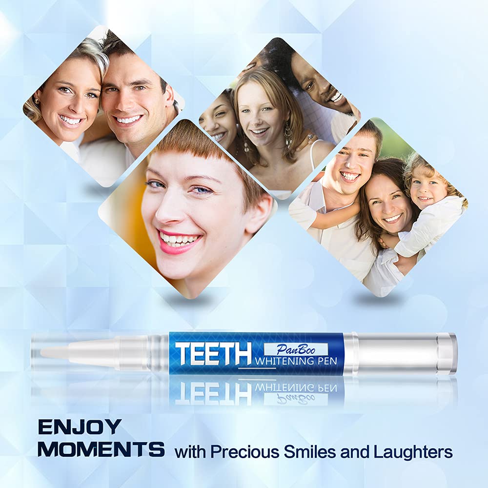 Teeth Whitening Pen – 1–6 Shades in 1–2 Weeks, 70+ Uses, Gentle, Enamel-Safe, Travel-Friendly