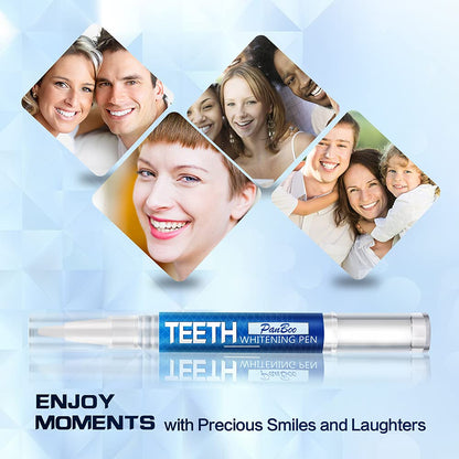 Teeth Whitening Pen – 1–6 Shades in 1–2 Weeks, 70+ Uses, Gentle, Enamel-Safe, Travel-Friendly