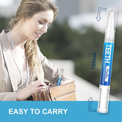 Teeth Whitening Pen 5-Pack – 70+ Treatments, 1–6 Shade Whiter in 1–2 Weeks