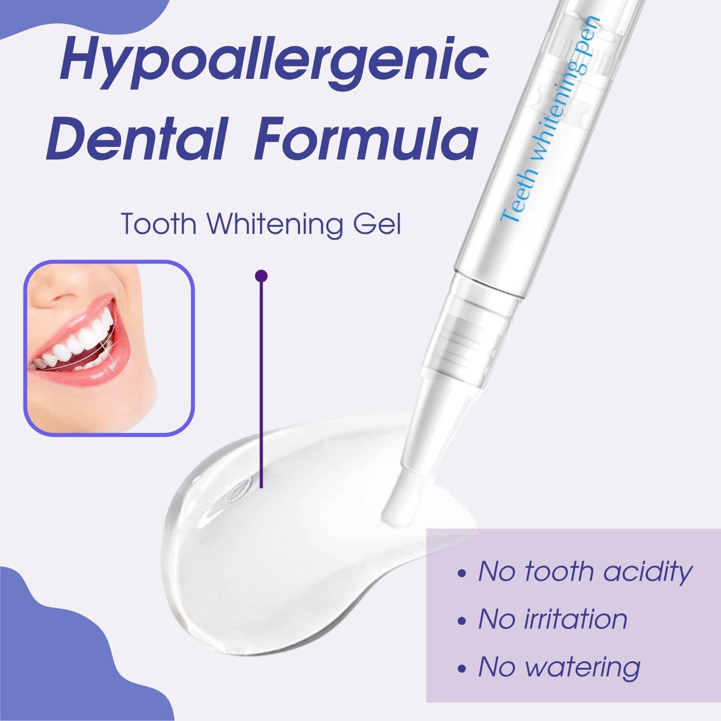 Teeth Whitening Pen Pack of 2 | Painless Teeth Whitener Kit