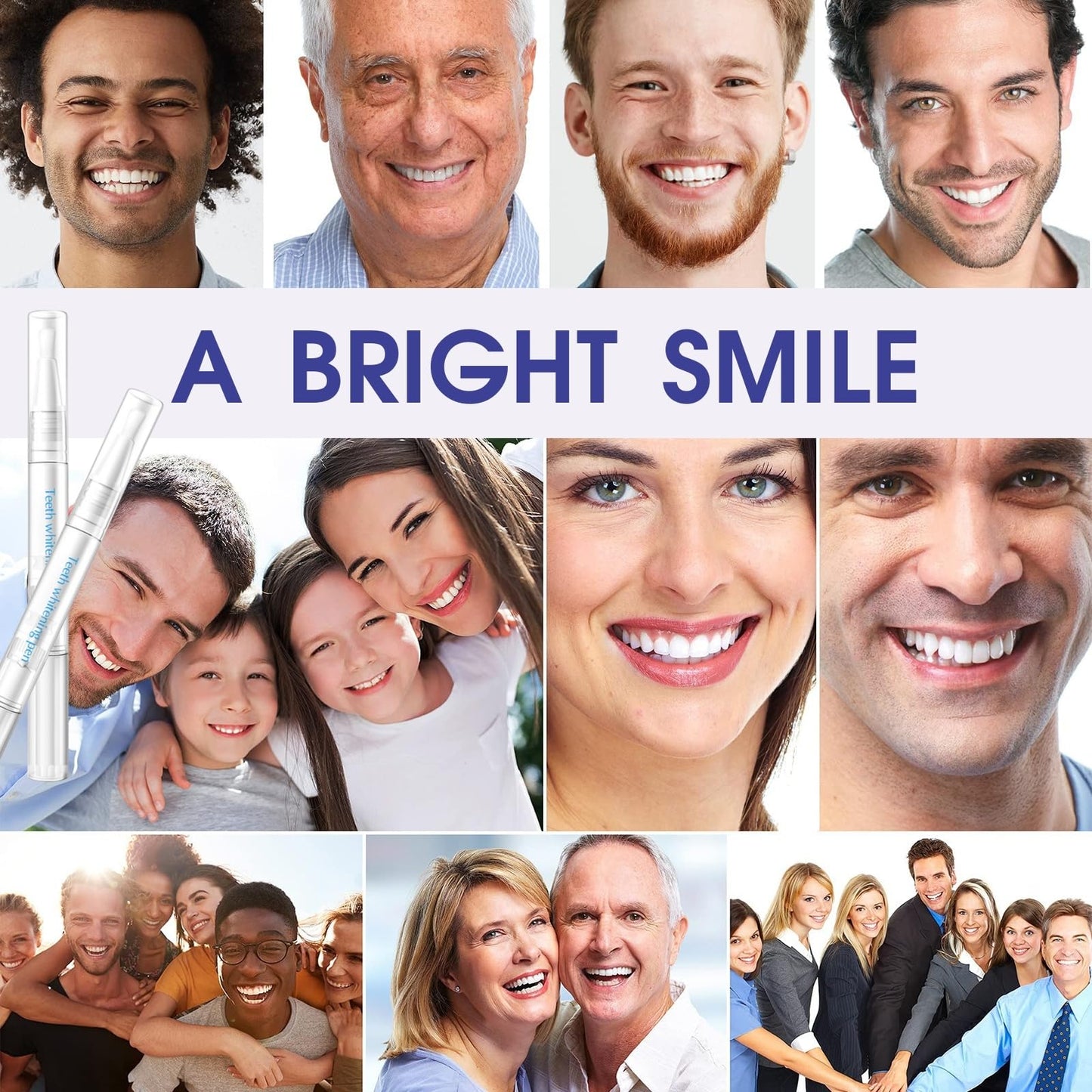 Teeth Whitening Pen Pack of 2 | Painless Teeth Whitener Kit