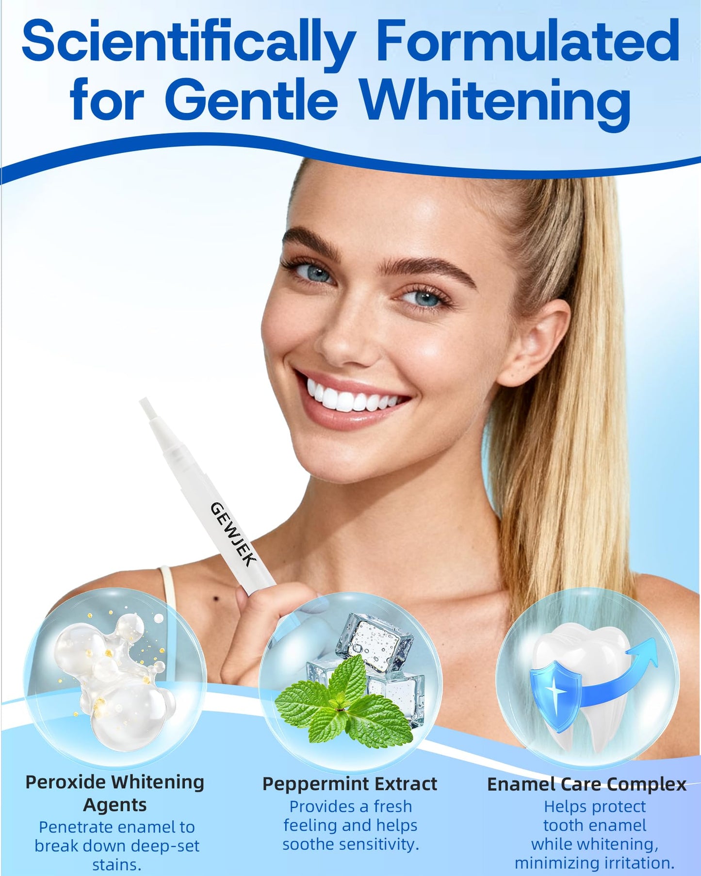 Teeth Whitening Pen 4 Pcs - 35% Carbamide Peroxide Gel | Travel-Portable
