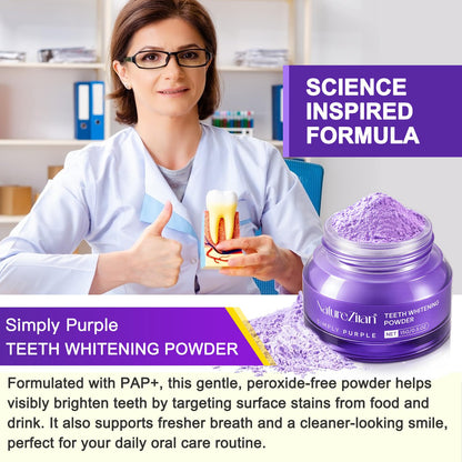 Teeth Whitening Powder - Removes Stains, No Sensitivity | Coffee