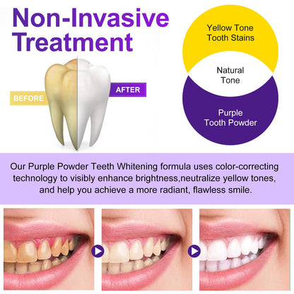 Teeth Whitening Powder - Removes Stains, No Sensitivity | Coffee