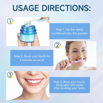 Teeth Whitening Powder – Remineralizing Mint Tooth Powder (50g / 1.76oz)