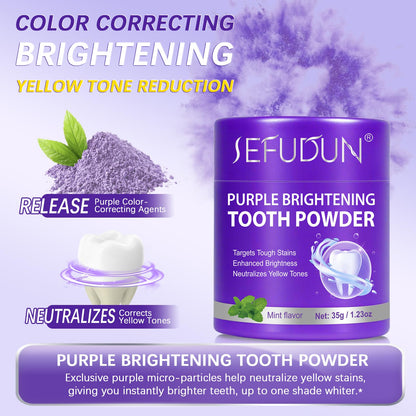 Teeth Whitening Powder & Booster – Enamel Safe, Sensitive Teeth, Fresh Breath (35g)