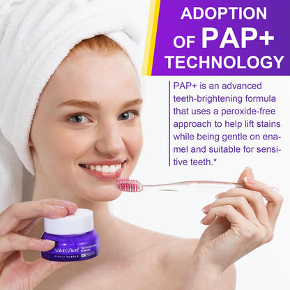Teeth Whitening Powder 15g - Removes Stains, No Sensitivity | Coffee, Tea & Tobacco