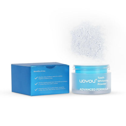 UOYOU Teeth Whitening Powder – Dentist Approved, Enamel Safe, Peroxide-Free