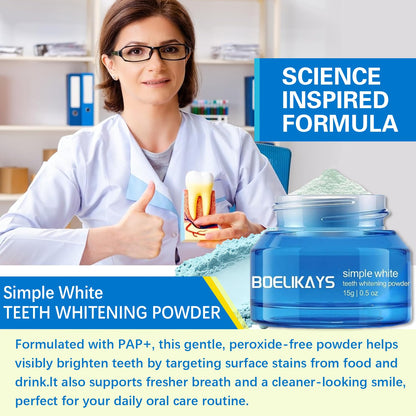 2 PCS Teeth Whitening Powder – No Sensitivity, Enamel-Safe