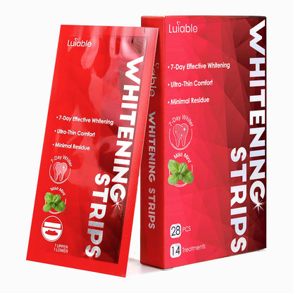 Teeth Whitening Strips – Dentist-Formulated, Enamel-Safe, 28 Strips