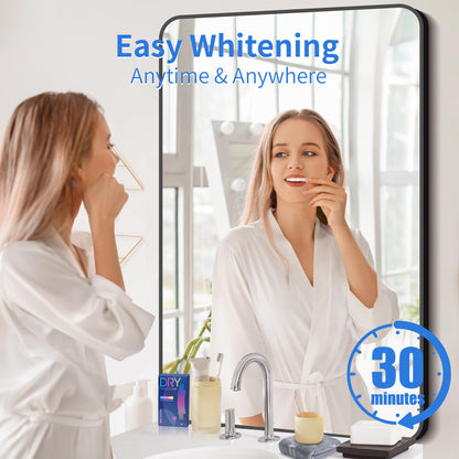 Teeth Whitening Strips with Coconut Oil Flavor – 28 Peroxide-Free Strips