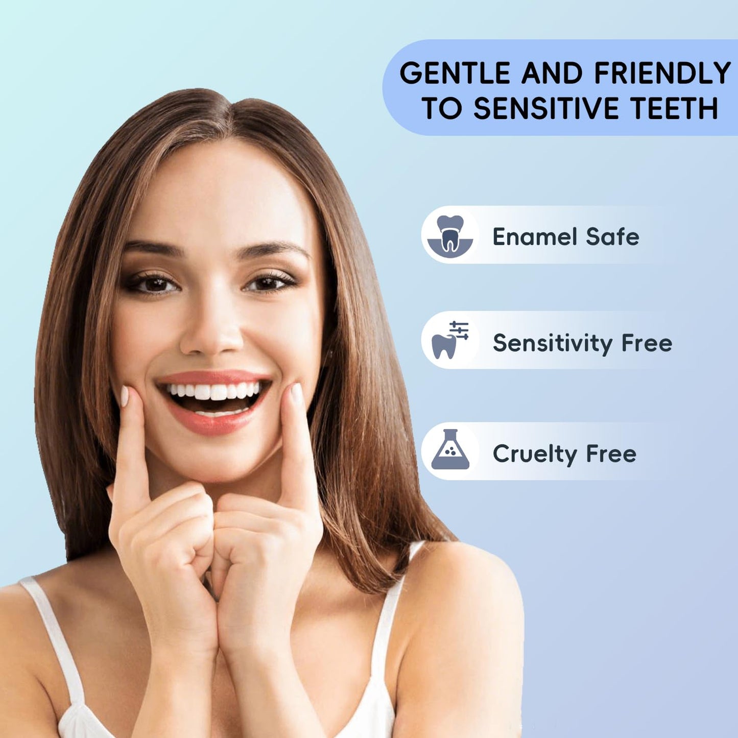 Teeth Whitening Strips – Professional Effects, Safe & Gentle, 7-Day Stain Removal