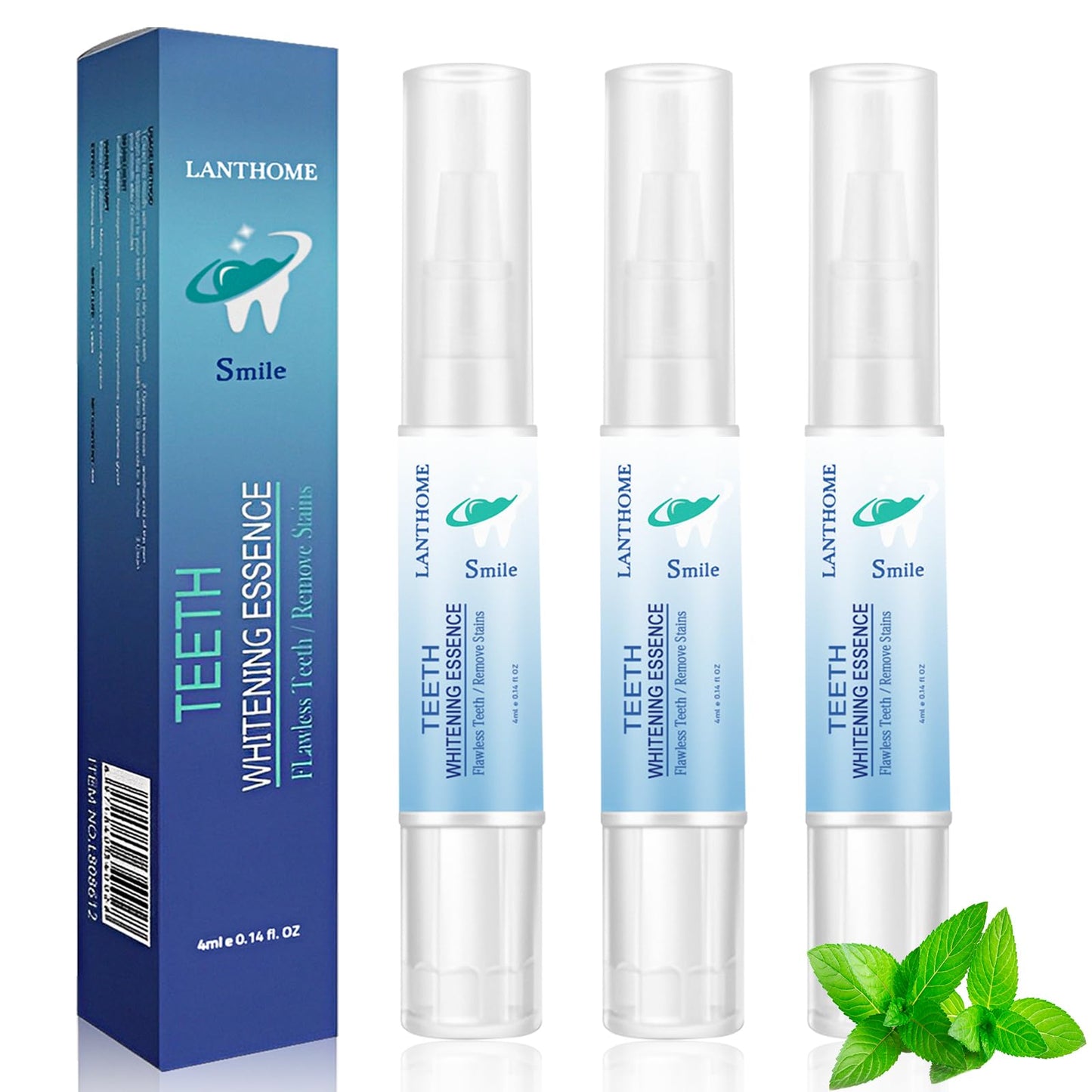 Teeth Whitening Essence Pen (3pcs) – Remove Stains, Fresh Breath, Reduce Yellowing
