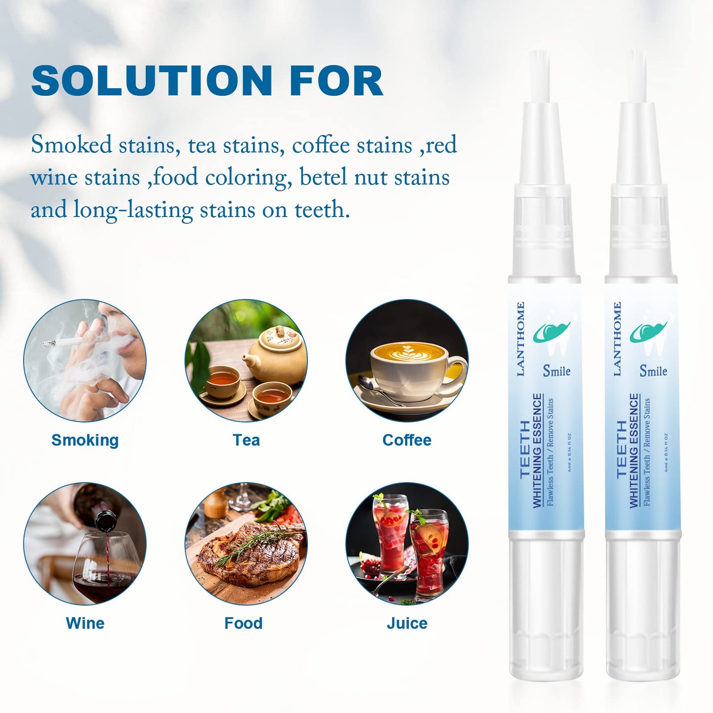 Teeth Whitening Essence Pen (3pcs) – Remove Stains, Fresh Breath, Reduce Yellowing