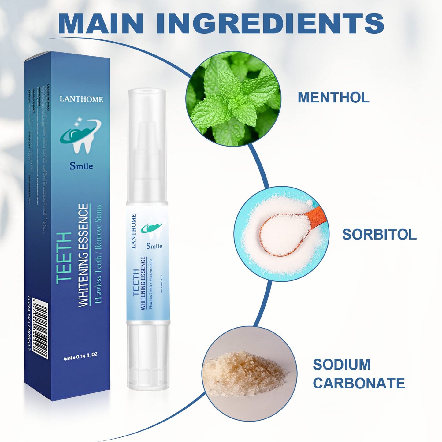 Teeth Whitening Essence Pen (3pcs) – Remove Stains, Fresh Breath, Reduce Yellowing