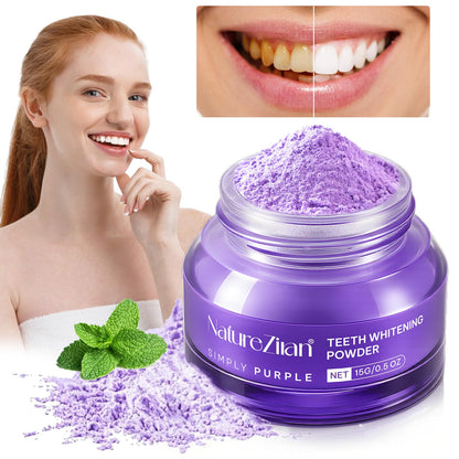 Teeth Whitening Powder 14g – No Sensitivity & Stain Removal for Coffee, Tea & Tobacco