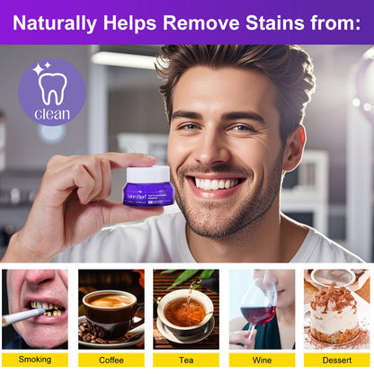 Teeth Whitening Powder 14g – No Sensitivity & Stain Removal for Coffee, Tea & Tobacco