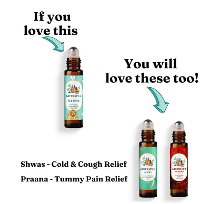 Teethee by Greenatva – Natural Baby Teething Roll On with Roman Chamomile