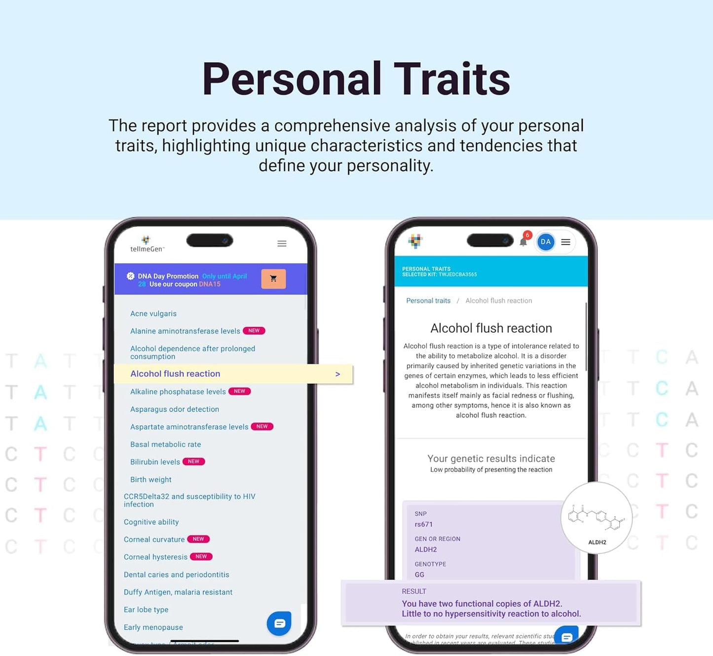 tellmeGen Advanced DNA Test Kit – 420+ Reports | Health, Ancestry, Traits