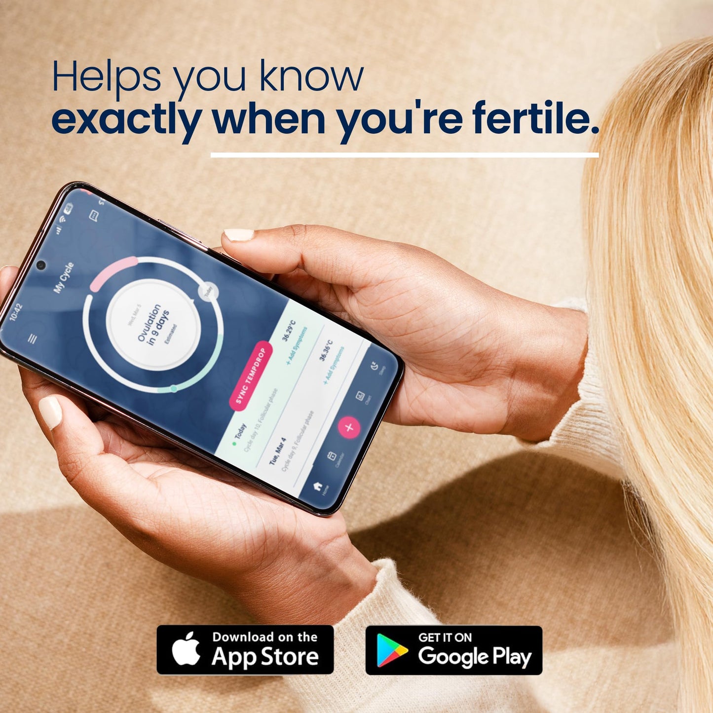 Tempdrop Wearable Ovulation Tracker – Sleep-Based BBT Monitor & Fertility App