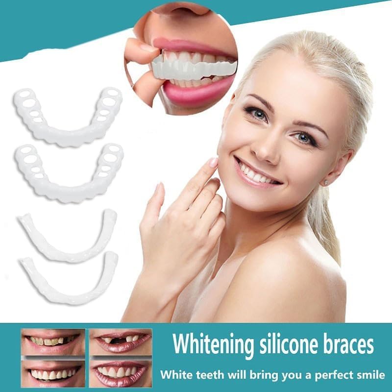 Temporary Smile Solution - 2 Pairs, Adjustable & Comfortable, Restores Confidence for All (1)