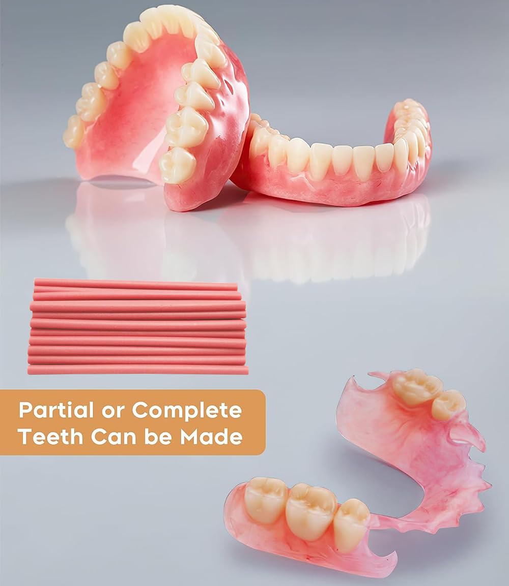 Temporary Tooth Repair Gum Material for Partial or Full Dentures – Confident Smile