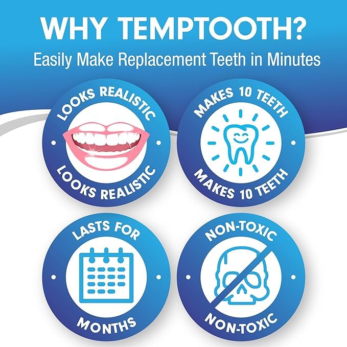Temptooth: Trusted Patented Temporary Tooth Replacement Kit