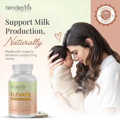 tenderMa Elevate Lactation Supplement | Natural Breast Milk Support