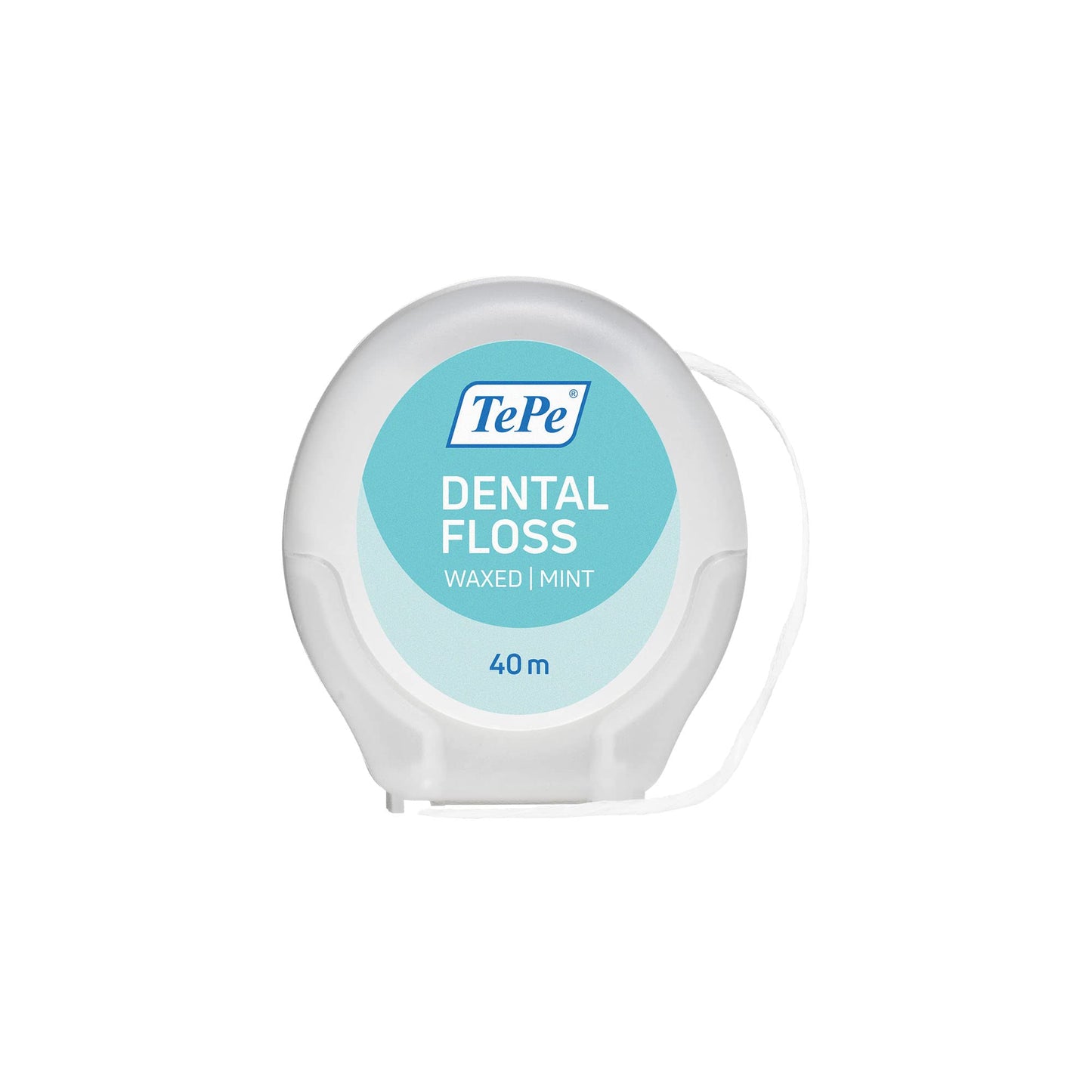 TePe Dental Floss – Waxed Mint, PFAS-Free, 40 Meters