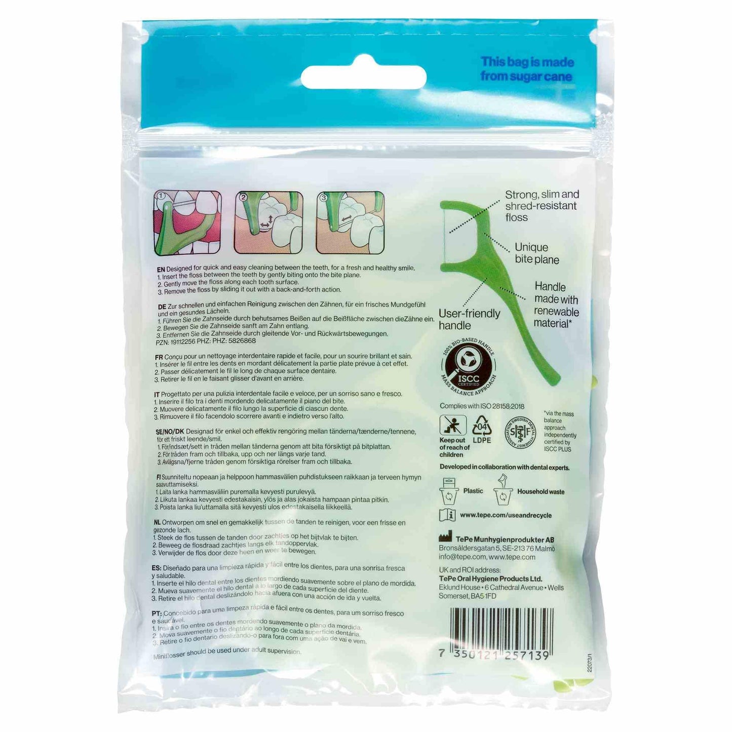 TePe Mini Flosser 36pcs – For Narrow Gaps | Efficient Plaque Removal