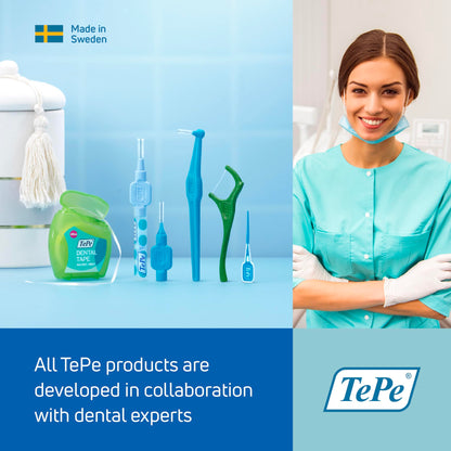 TePe Bridge & Implant Floss for Implants, Bridges & Braces – 30 Pieces (Pack of 2)