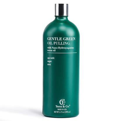 Terra & Co. Nano Hydroxyapatite Gentle Green Mouthwash – Vegan, Alcohol & Fluoride Free