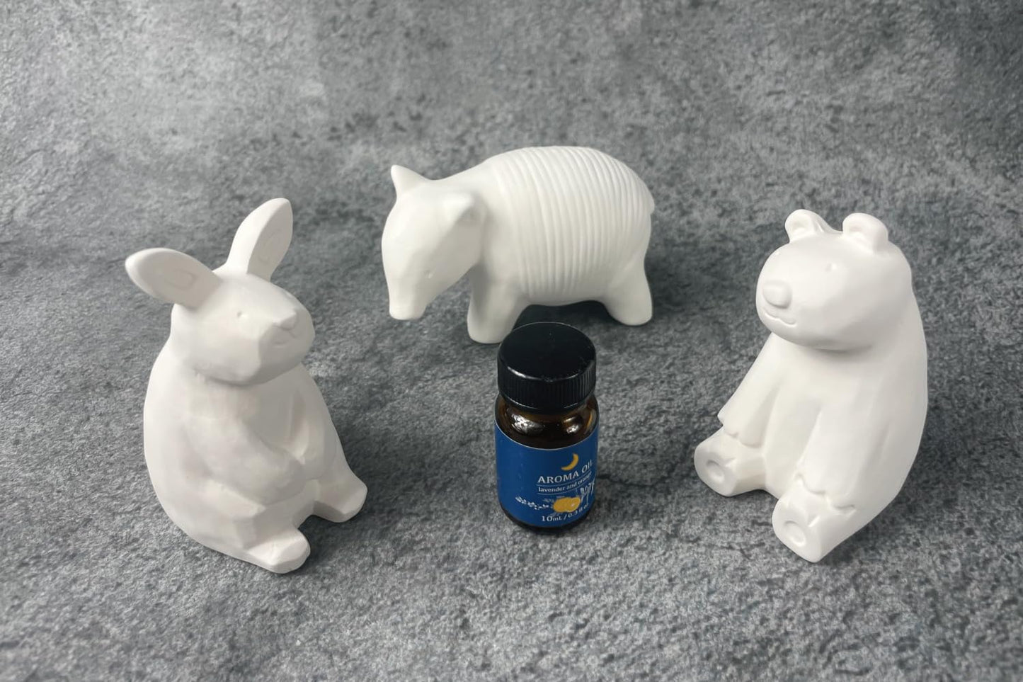 Terra Distribution Passive Stone Diffuser 3pcs Set – Made in Japan | Non-Electric Ceramic Aromatherapy