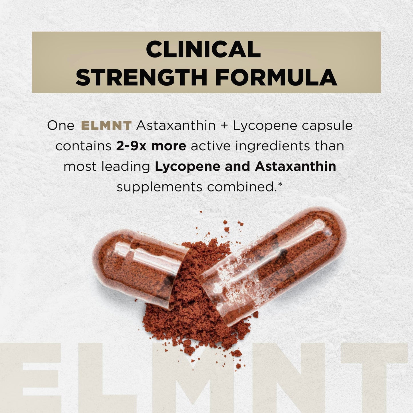 TERRA ELMNT Astaxanthin 24mg + Lycopene 50mg – Clinical Strength Carotenoids for Skin Health (100% Natural from MicroAlgae) – Astaxantina