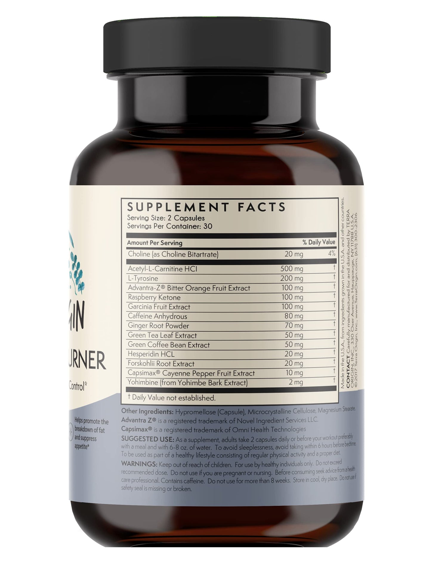 TERRA ORIGIN Metabolism Boost & Fat Loss – Amino Acids & Plant Extracts