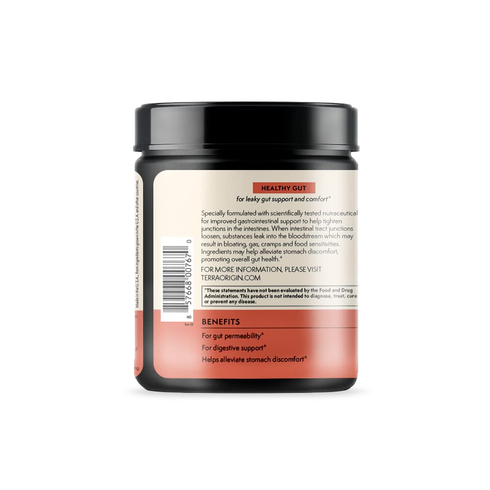 Terra Origin Healthy Gut Watermelon – 30 Servings with L-Glutamine & Zinc