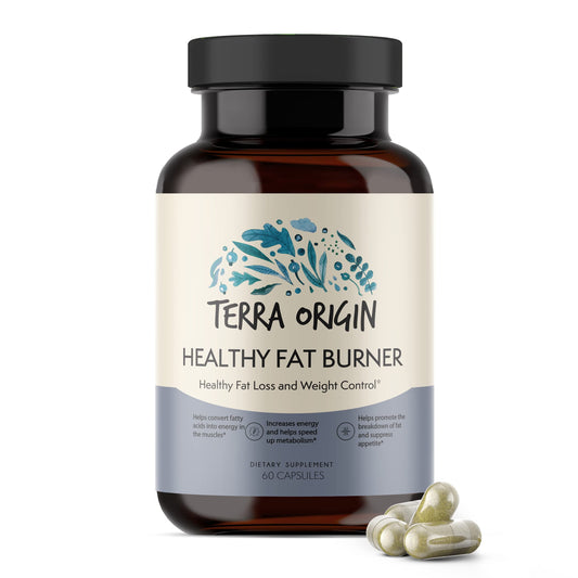 TERRA ORIGIN Metabolism Boost & Fat Loss – Amino Acids & Plant Extracts BritishVita | Premium UK Vitamins & Wellness Supplements