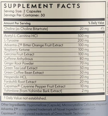 TERRA ORIGIN Metabolism Boost & Fat Loss – Amino Acids & Plant Extracts