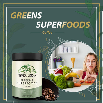 Terra Origin Greens Blend – Immune & Digestive Support, Organic & Non-GMO