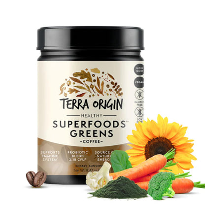 Terra Origin Greens Blend – Immune & Digestive Support, Organic & Non-GMO