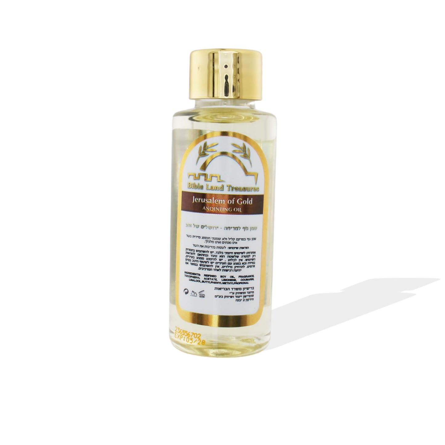 TerraSantaStore Bible Land Treasures Anointing Oil 2-Pack – Jerusalem of Gold & Temple Oil, 50ml Each