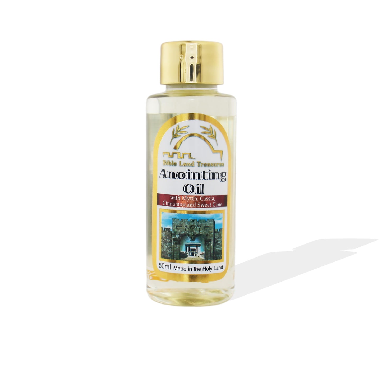 TerraSantaStore Bible Land Treasures Anointing Oil 2-Pack – Jerusalem of Gold & Temple Oil, 50ml Each