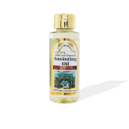 TerraSantaStore Bible Land Treasures Anointing Oil 2-Pack – Jerusalem of Gold & Temple Oil, 50ml Each