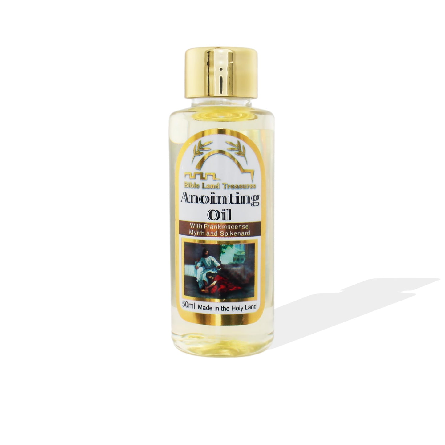 TerraSantaStore Bible Land Treasures Anointing Oil 2-Pack – Jerusalem of Gold & Temple Oil, 50ml Each
