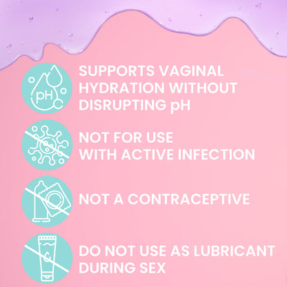 Terramed Hydro GYN Vaginal Moisturizer – Hormone-Free, pH-Balanced Hydration with Hyaluronic Acid & Vitamin E | 10 Pre-Filled Applicators