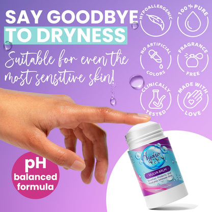 Terramed HydroGyn Vulva Balm – Hormone-Free Vaginal Moisturizer, Menopause Support, pH-Balanced