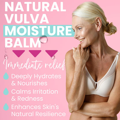 Terramed HydroGyn Vulva Balm – Hormone-Free Vaginal Moisturizer, Menopause Support, pH-Balanced