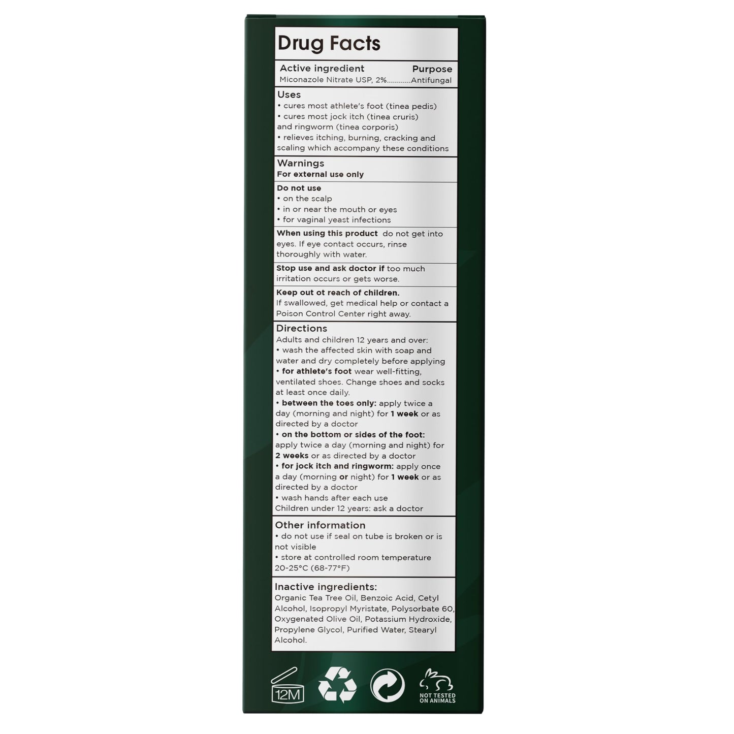 Terramed Just Think Comfort Foot Spray with Tea Tree Oil | Fast-Absorbing Antifungal Relief 120ml