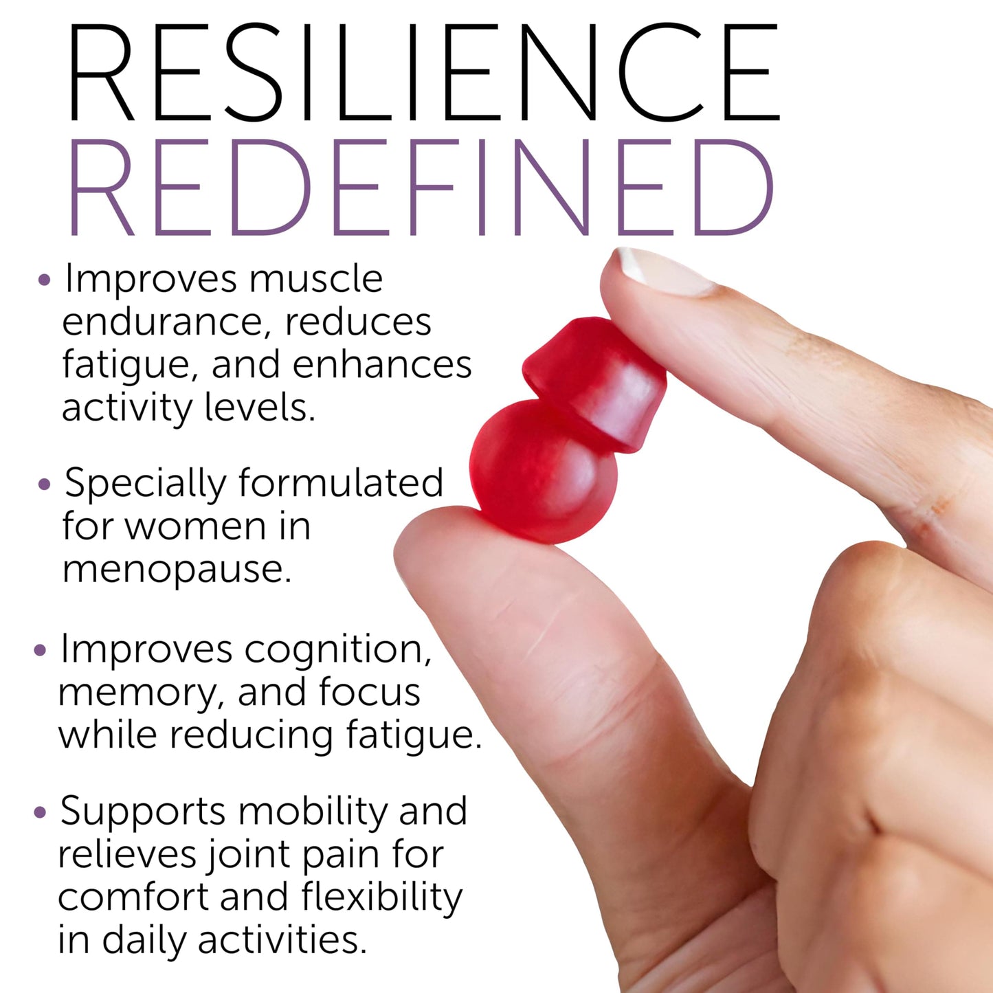 Terramed Just Think Comfort Menopause Gummies | Hormone-Free Relief, Sleep Support