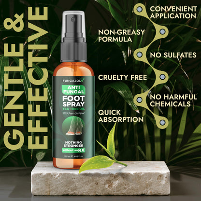 Terramed Just Think Comfort Foot Spray with Tea Tree Oil | Fast-Absorbing Antifungal Relief 120ml